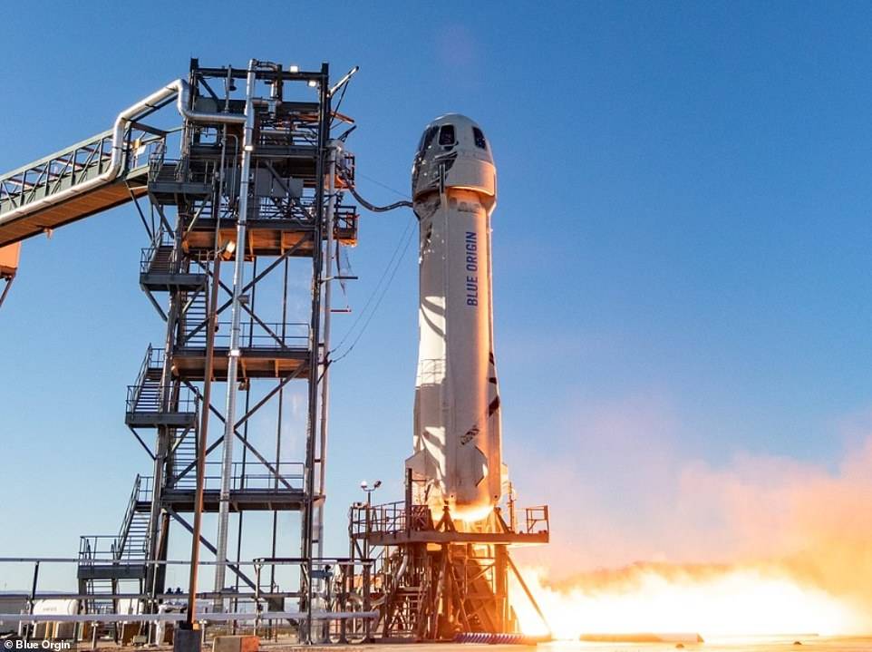  Así fue el lanzamiento de prueba de la cápsula New Shepard, de Blue Origin. 