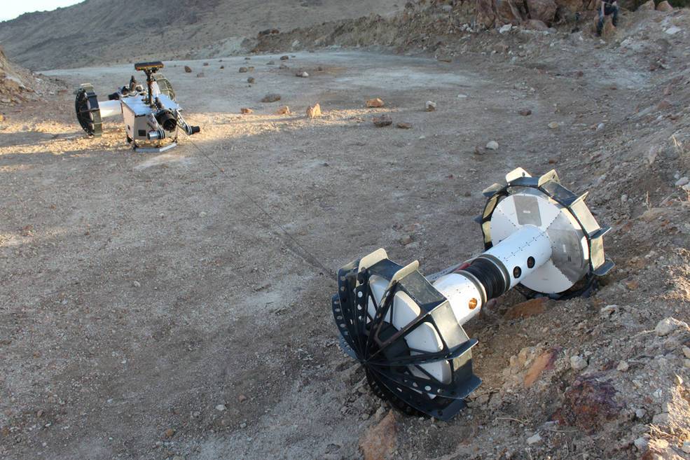  El rover DuAxel, creado por la NASA. ¿Lo veremos alguna vez en Marte? 
