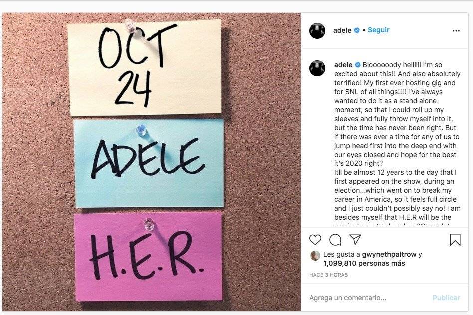 Adele anuncia su regreso y lo hará de esta forma