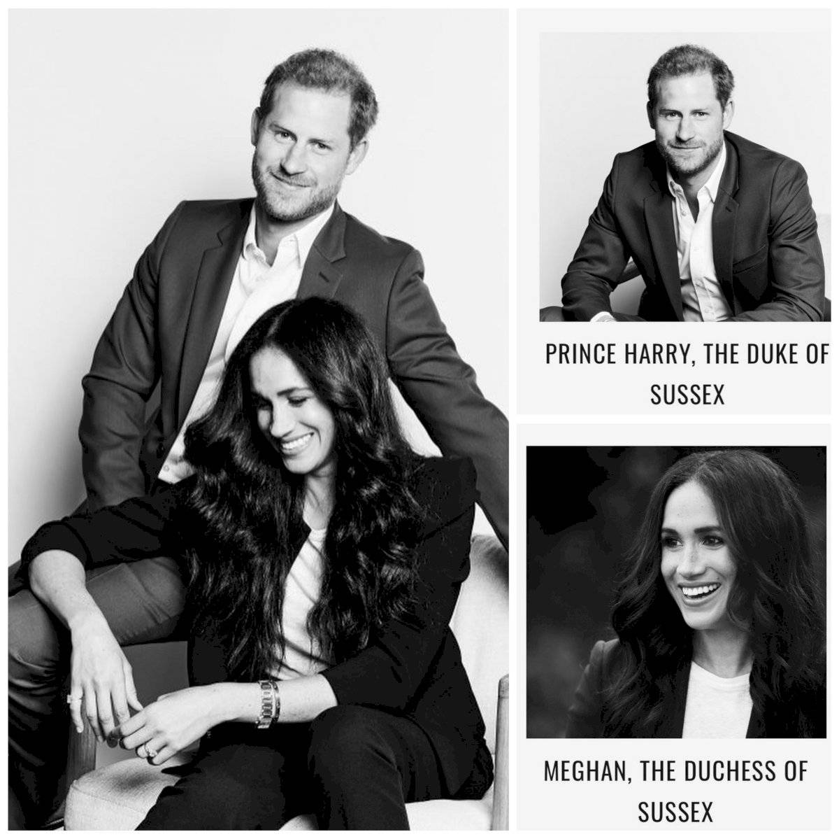 Meghan Markle y el príncipe Harry lucen millonarios outfit para su primera sesión de fotos fuera de la realeza