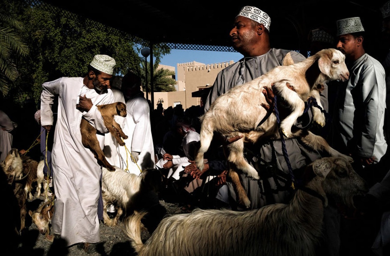 Subastas de cabras en Nizwa