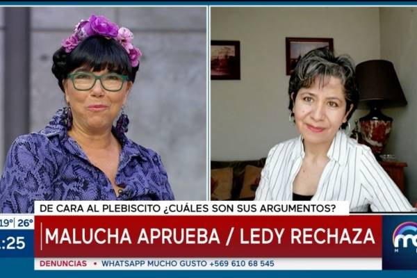 Malucha Pinto vs. Soa Ledy: así discutieron por los "derechos consagrados" en la Constitución