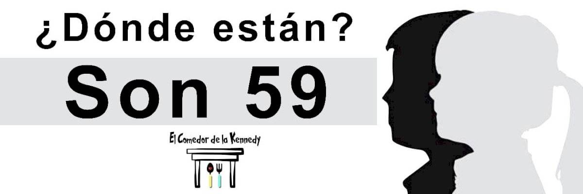 Niños desaparecidos letrero