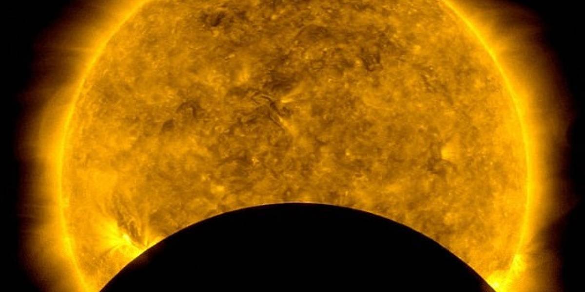 NASA: observatorio solar capturó un espectáculo lunar mientras observaba nuestra estrella masiva