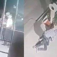 Cámara de seguridad registra asalto a un hombre de la tercera edad en Jalisco