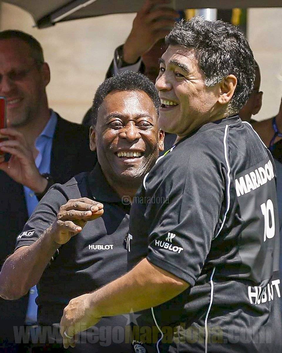 El especial saludo de Maradona por los 80 años de Pelé