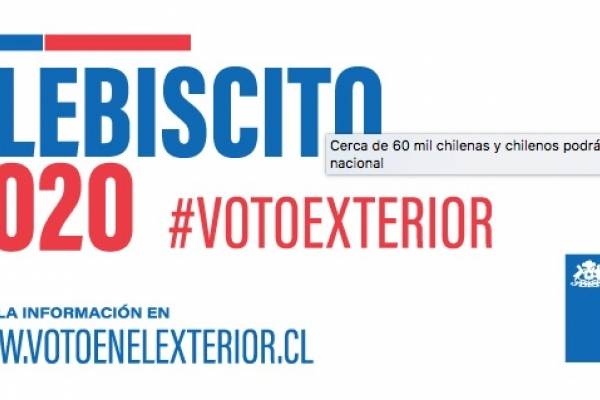 Los chilenos que participan en el Plebiscito desde el extranjero: récord de 60 mil votantes