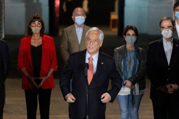 Piñera reconoce triunfo del Apruebo: "Este plebiscito es el comienzo de un camino"