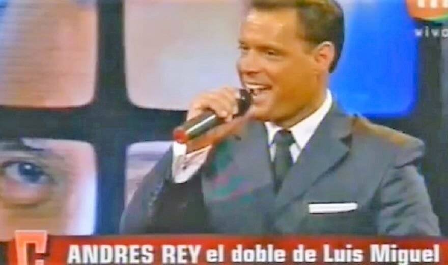 Conoce a "Andrés Rey", el gemelo millonario del cantante Luis Miguel