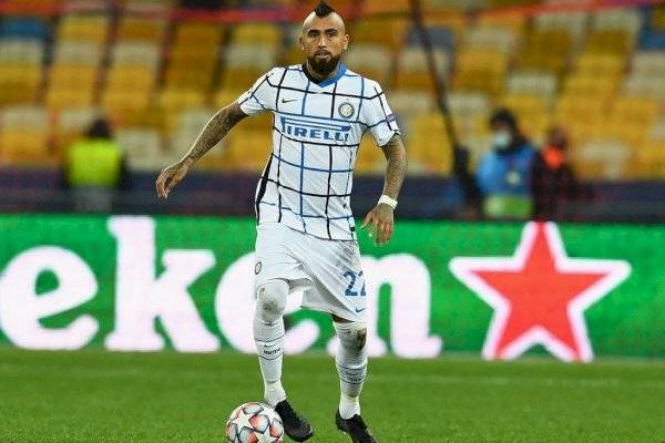 Vidal derrochó entrega en una farra del Inter que empató ante el Shakhtar por la Champions