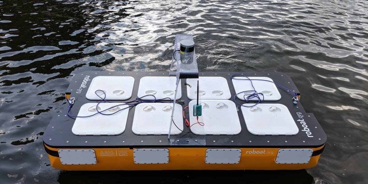 Conoce al Roboat II, el barco robot que navega en los canales de Ámsterdam
