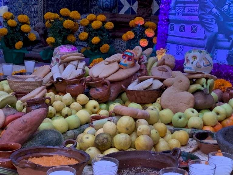 Ofrendas en Día de Muertos