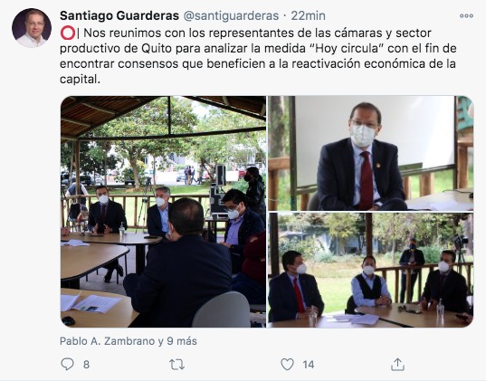 Vigencia de salvoconductos en Quito se extenderá hasta el 15 de noviembre Vigencia de salvoconductos en Quito se extenderá hasta el 15 de noviembre