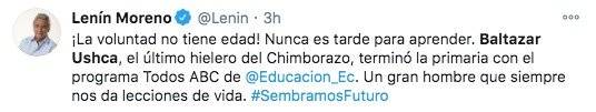 Lenín Moreno, Presidente de Ecuador
