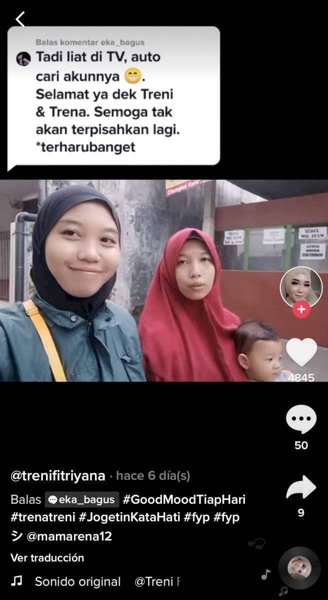 Gemelas de Indonesia se reencuentran 20 años después gracias a TikTok