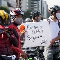 Cicloplantón: Ciclistas piden seguridad ante el alarmado crecimiento de robos y secuestros