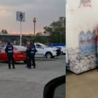 VIDEO: Se desata balacera en supermercado de San Jerónimo