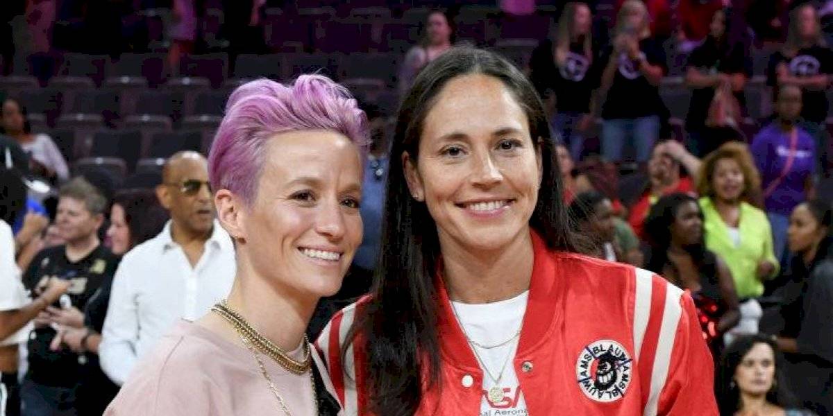 Megan Rapinoe anuncia su compromiso con la basquetbolista Sue Bird