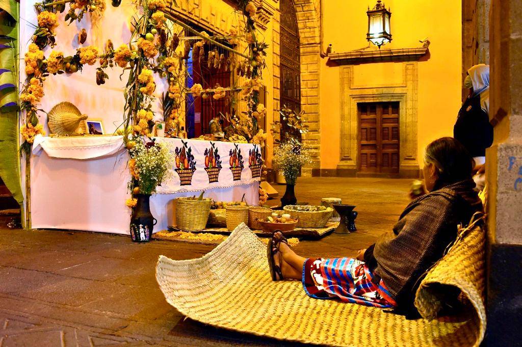 Ofrendas en Palacio Nacional