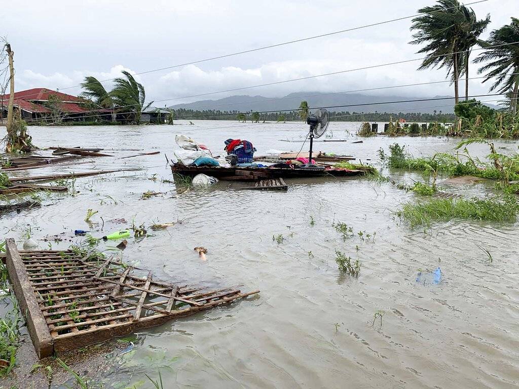 Tifón Goni en Filipinas