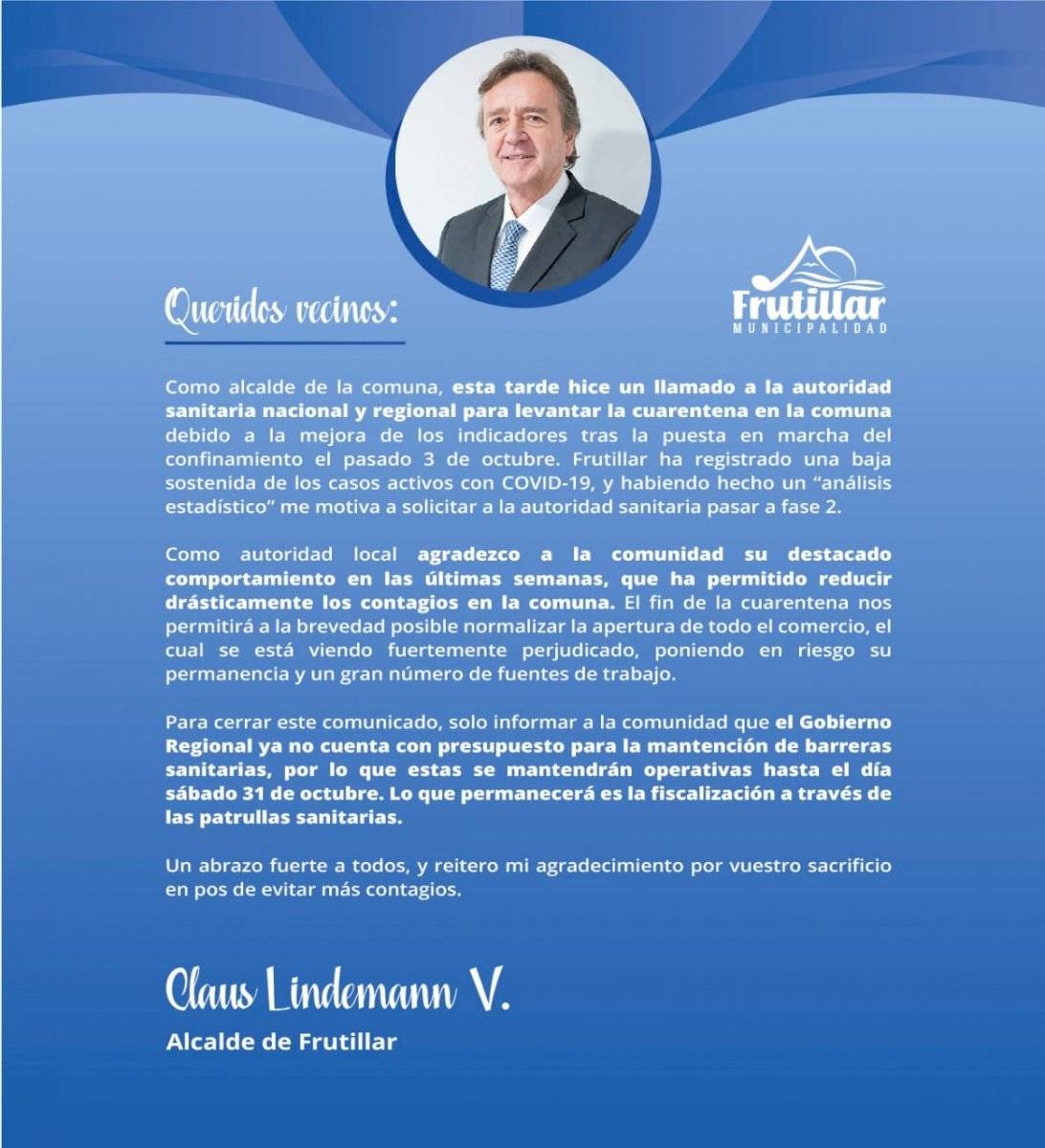 carta del alcalde