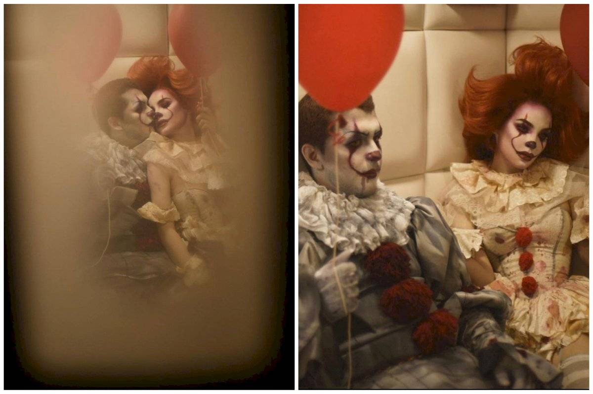 Cuando muchos creían que “Nodeli” había pasado a la historia, Christian Nodal y Belinda reaparecen disfrazados del siniestro payaso “Pennywise”.
