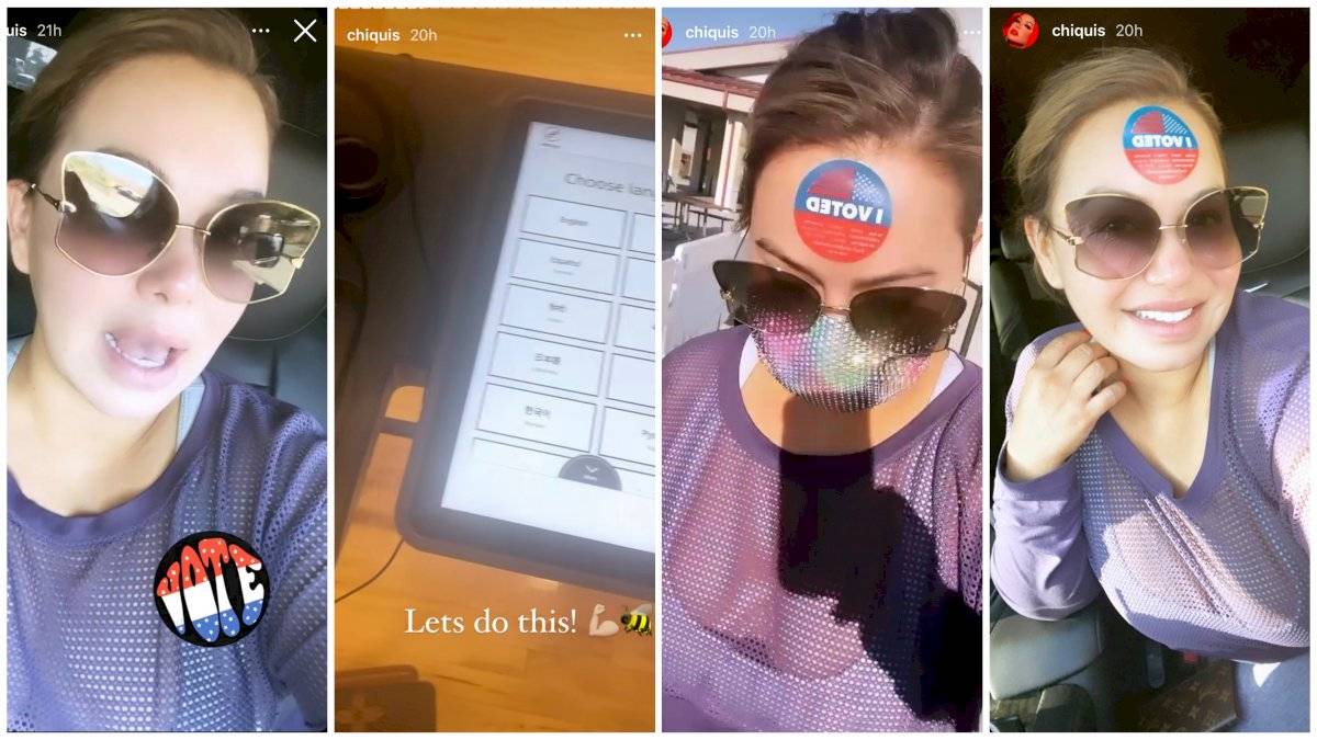 Famosos latinos que ya votaron en las elecciones presidenciales de EU