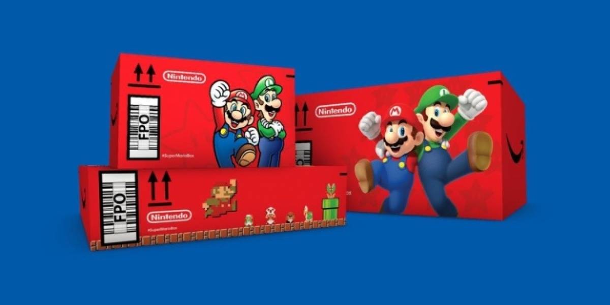 Amazon está realizando entregas en cajas de Super Mario Bros.: ¿cómo las obtienes?