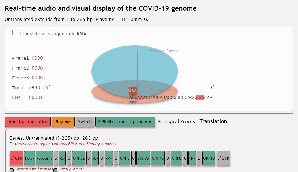 Música con el código del coronavirus. Música con el código del coronavirus.