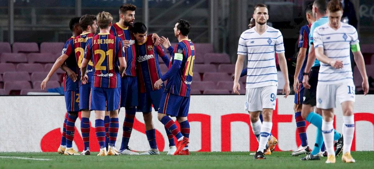 Barcelona contra Dinamo de Kiev