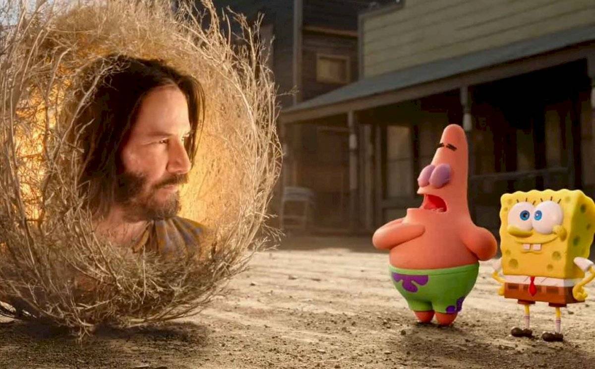 Keanu Reeves en Bob Esponja al rescate