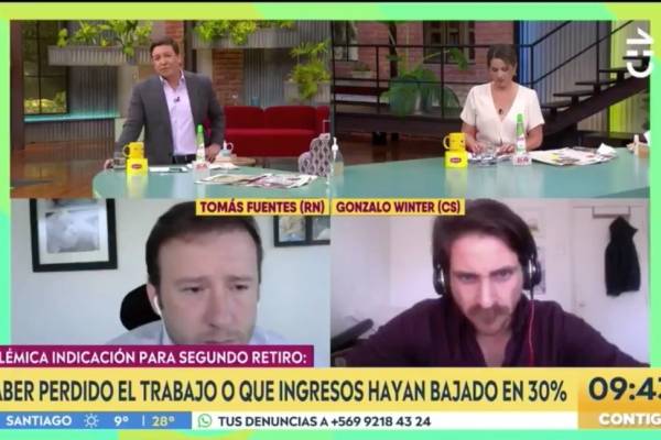 "Diputado, hablemos las cosas con la verdad": Julio César Rodríguez hace duro reproche a Tomás Fuentes por indicaciones al segundo retiro del 10%