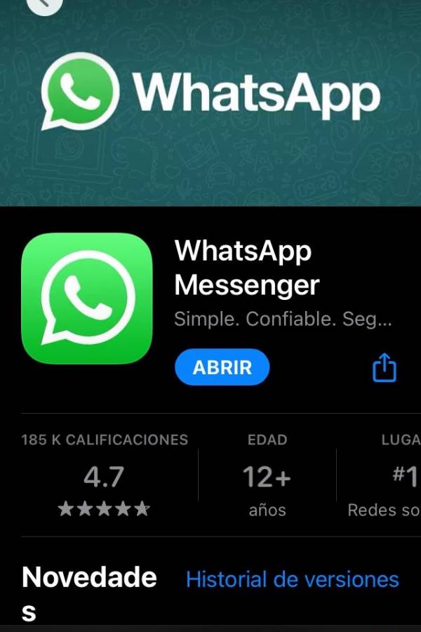 Mensajes temporales de WhatsApp