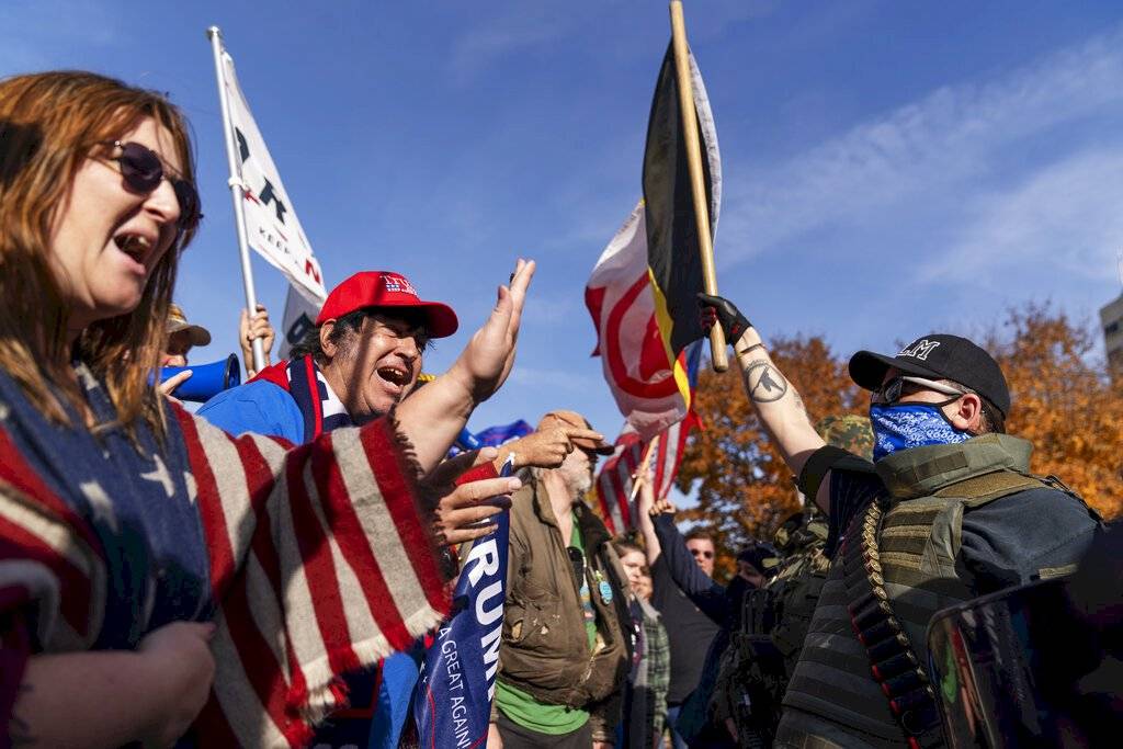 Los norteamericanos celebran en las calles