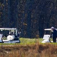 Donald Trump estaba jugando golf cuando se enteró de la victoria de Joe Biden