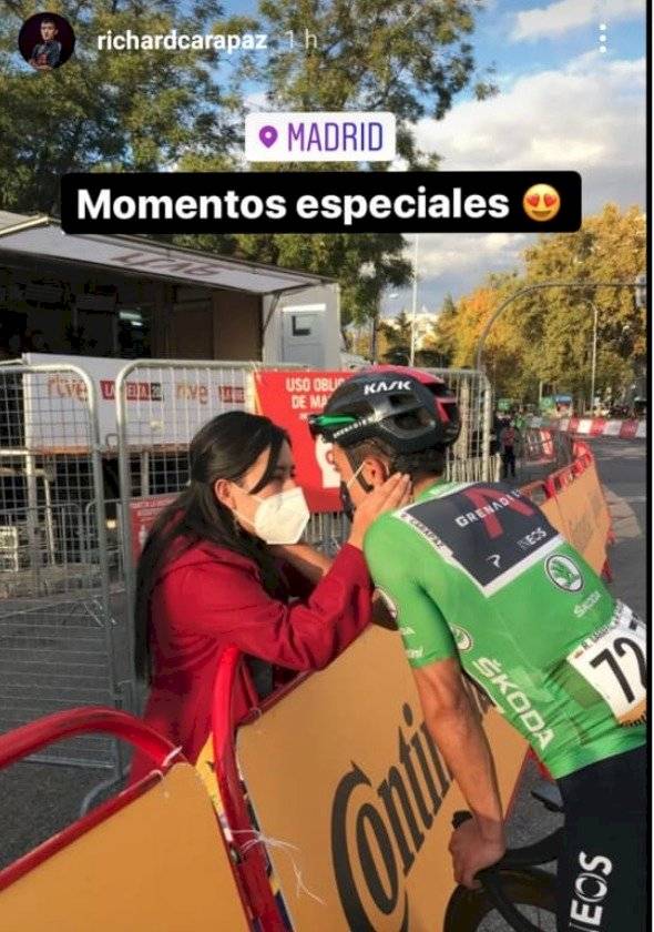 Tania Rosero y Richard Carapaz
