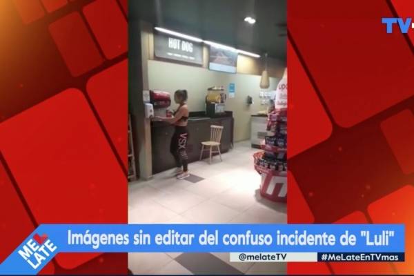 Luli sufre colapso en estación de servicio por no usar mascarilla