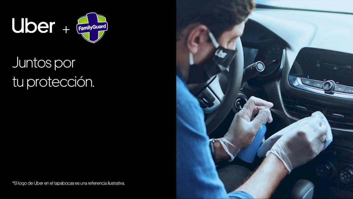Sin tapabocas no hay viaje: Uber