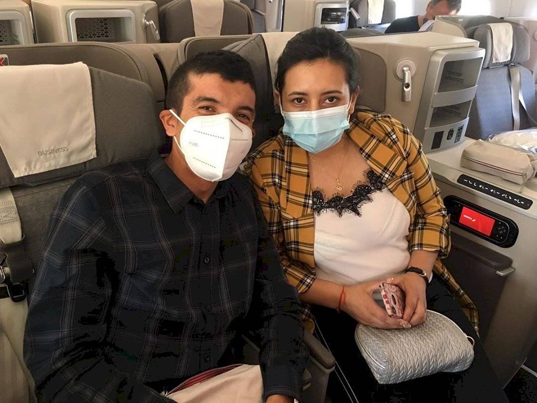 Richard Carapaz llegó a Quito, Ecuador