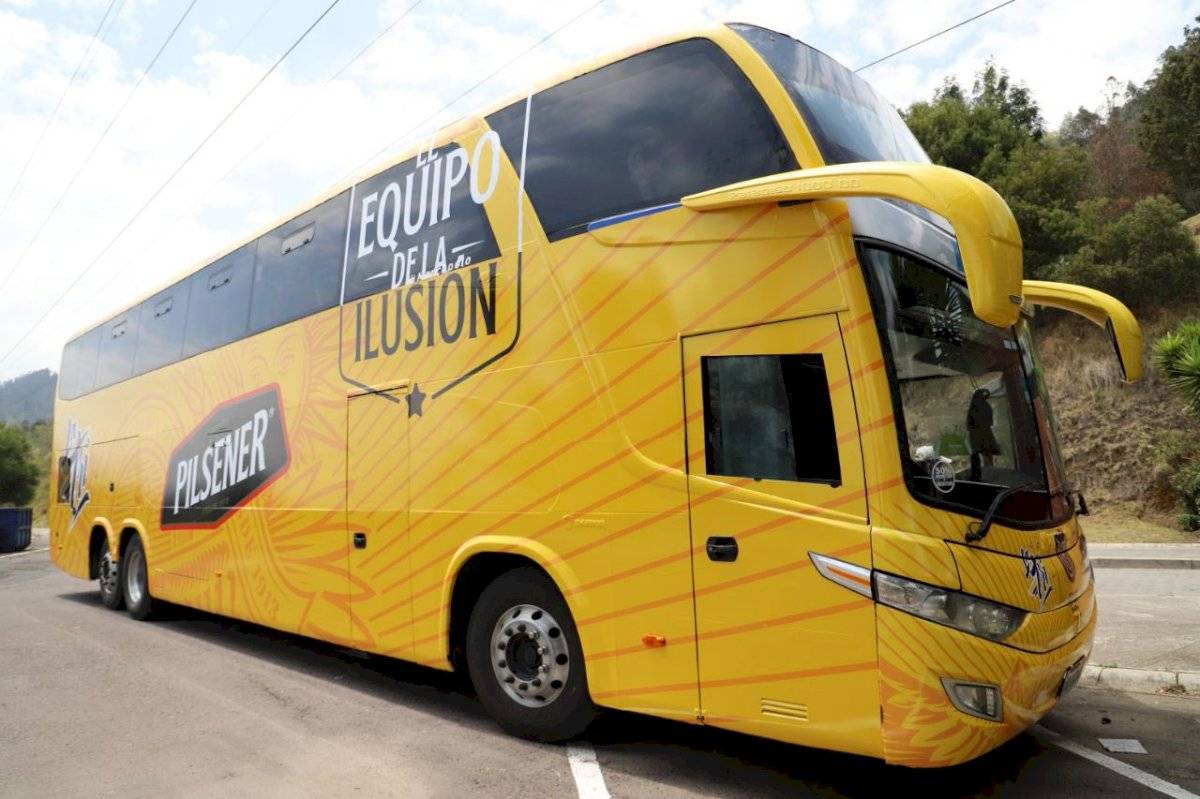 El nuevo transporte de la Selección de Ecuador