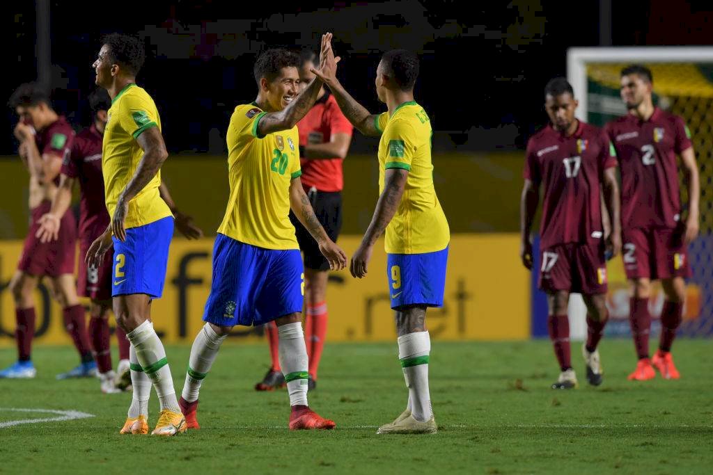 Video de los goles de Brasil vs Venezuela