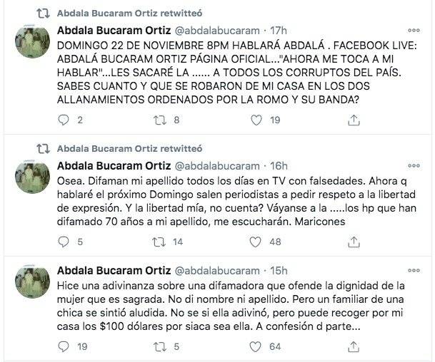 Abdalá Bucaram sobre Alondra Santiago
