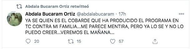 Abdalá Bucaram sobre Alondra Santiago