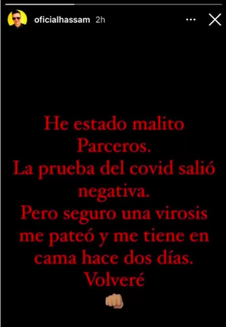 Captura de pantalla Instagram