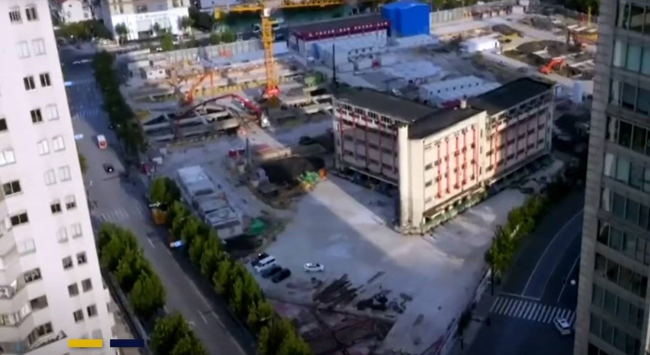 El edificio que pudo moverse gracias a la robótica. El edificio que pudo moverse gracias a la robótica.