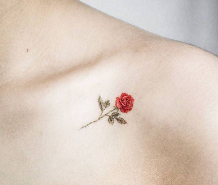 Tatuajes pequeños de rosa Tatuajes pequeños de rosa
