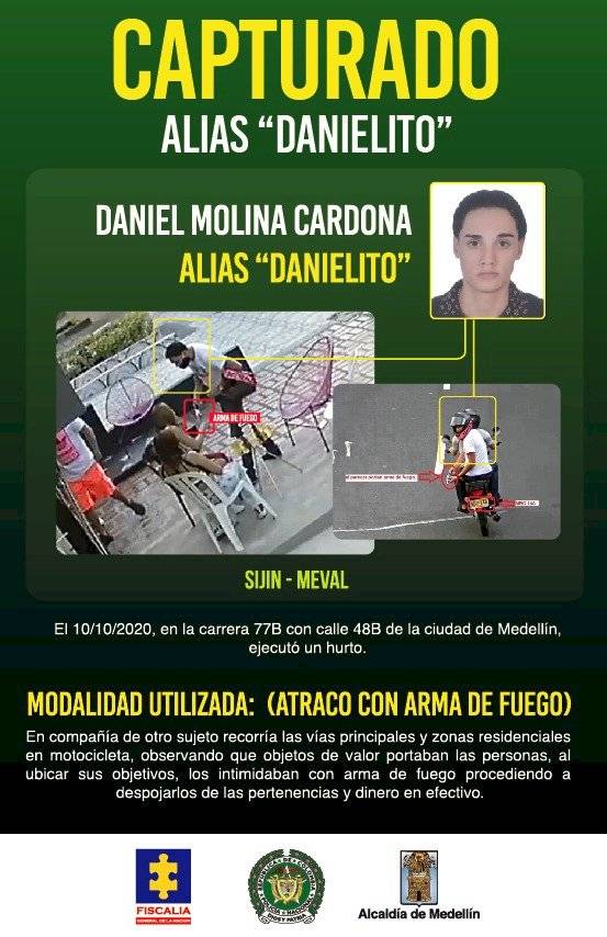 Cayó alias Danielito fletero