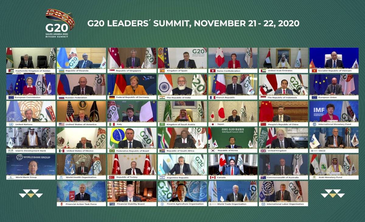 Reunión virtual del G20