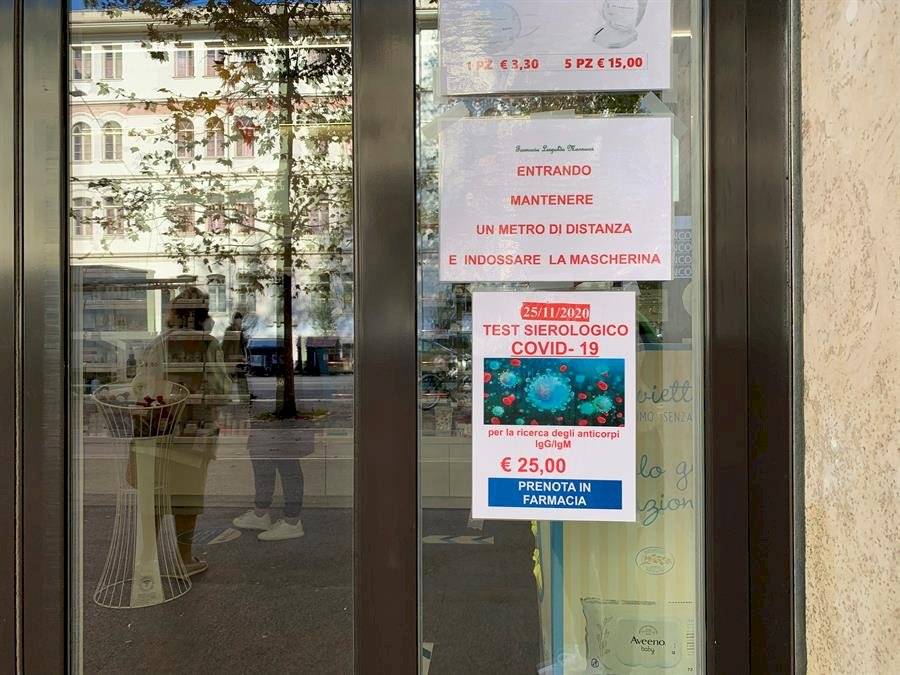 Las farmacias de Roma y su región se preparan para los test rápidos de covid