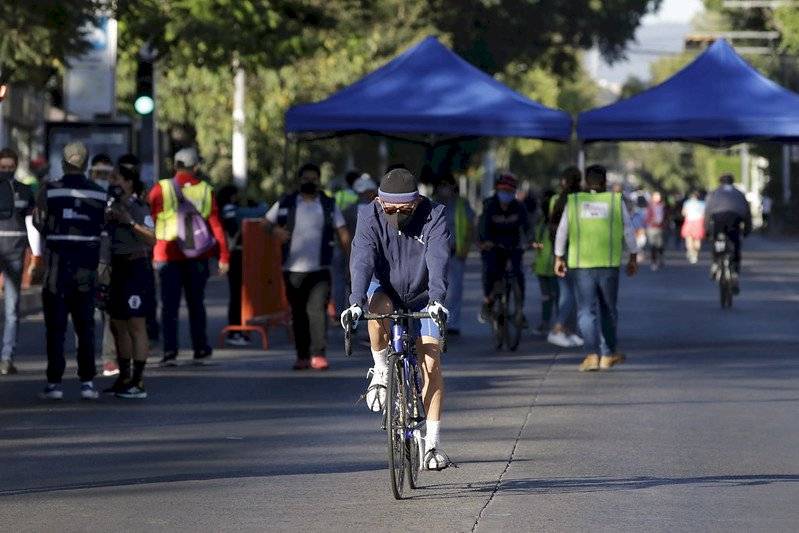 Vuelve la Vía Recreactiva a Guadalajara, no todos acatan medidas sanitarias